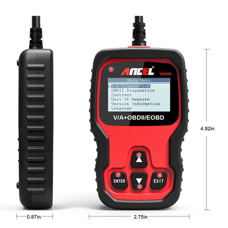 Ancel VD500 For Volkswagen / Audi / Skoda / Seat Automotive Diagnostic Scan Tool Ancel VD500 For Volkswagen / Audi / Skoda / Seat Automotive Diagnostic Scan Tool